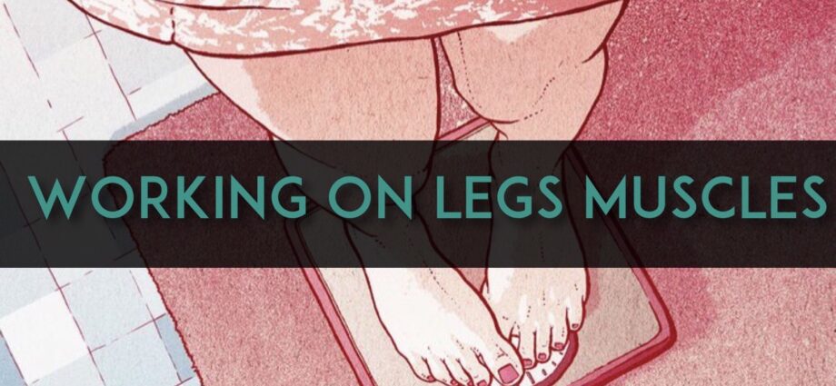 Working on legs muscles